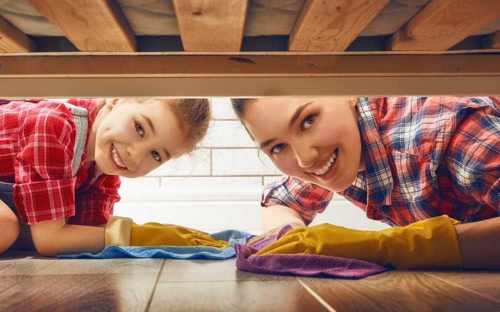 What not to do when cleaning a house